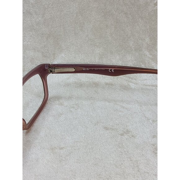 vintage womans ray-ban spring arm brown violet horn rim rb 5150 eye glass frames - Picture 6 of 7